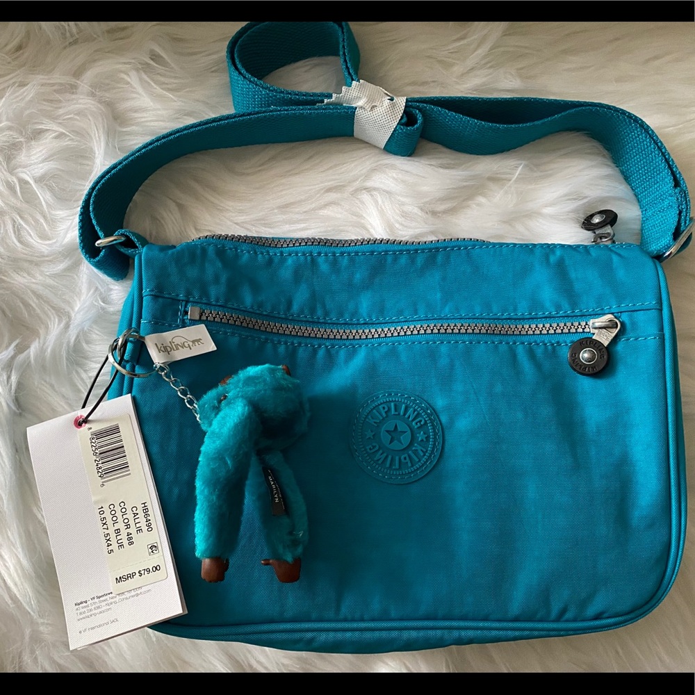 Kipling Callie Cool Blue New with tags